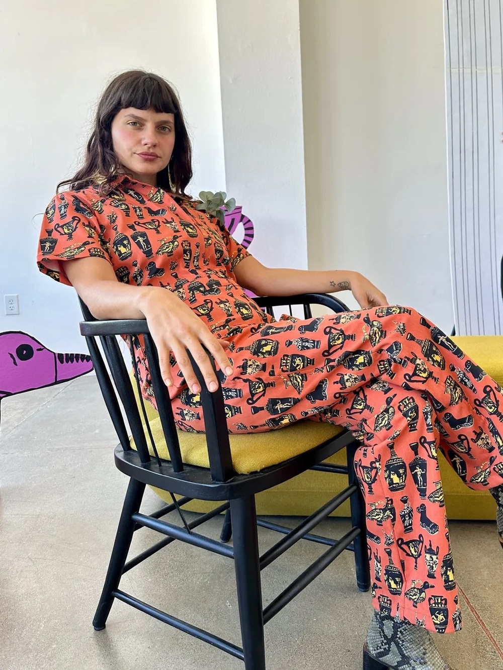 New Nooworks Pots print twill coveralls